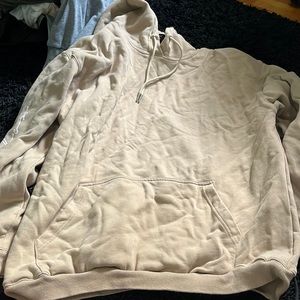 white fox oversized hoodie